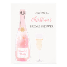 Chá de panela de champanhe Brunch e Bubble bem-vin