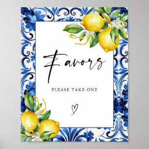 Poster Chá de panela de Limões do Mediterrâneo favorece s