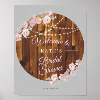 Poster Chá de panela de madeira de cordas florais russas