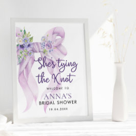 Poster Chá de panela Floral do Casando Shes