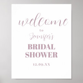 Poster Chá de panela rosa impermeável