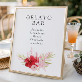 Poster Chá de panela rosa Tropical Sea Shell baixável