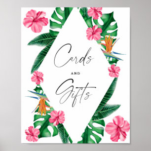 Poster Chá de panela - tropical - Cartões e presentes