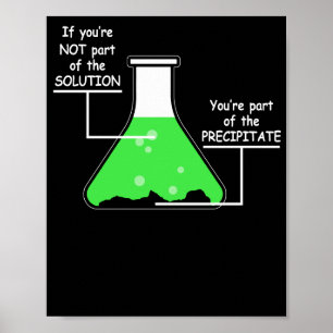 Poster Chá de Química se você não faz parte da soluç