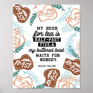 Poster Chá e aspas de brinde