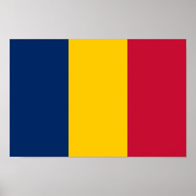Poster Chad Flag (Frente)