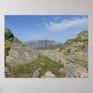 Poster Chaîne des Fiz Alpes Franceses