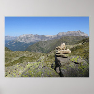 Poster Chaîne des Fiz Alpes Franceses