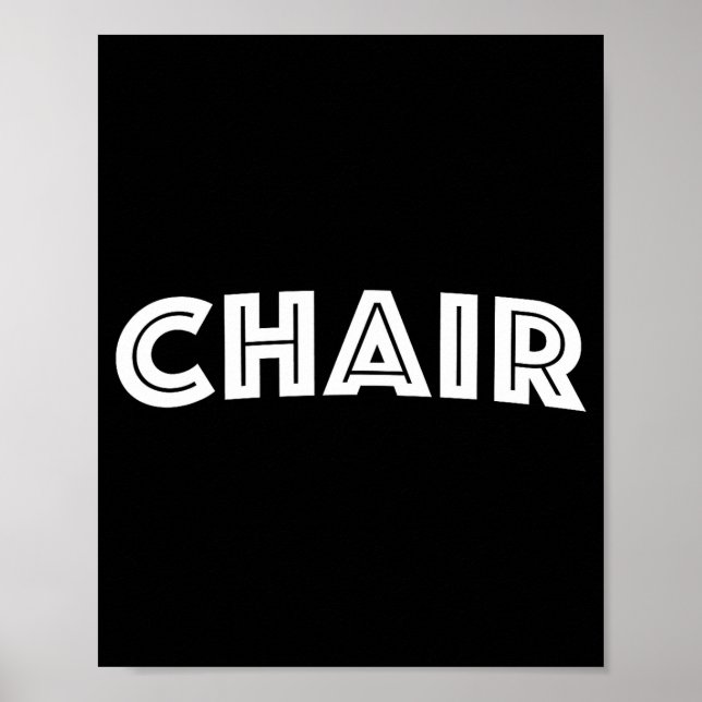 Poster Chair  (Frente)