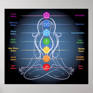 Poster Chakra 24x21"