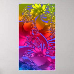 Poster Chakra Flowers