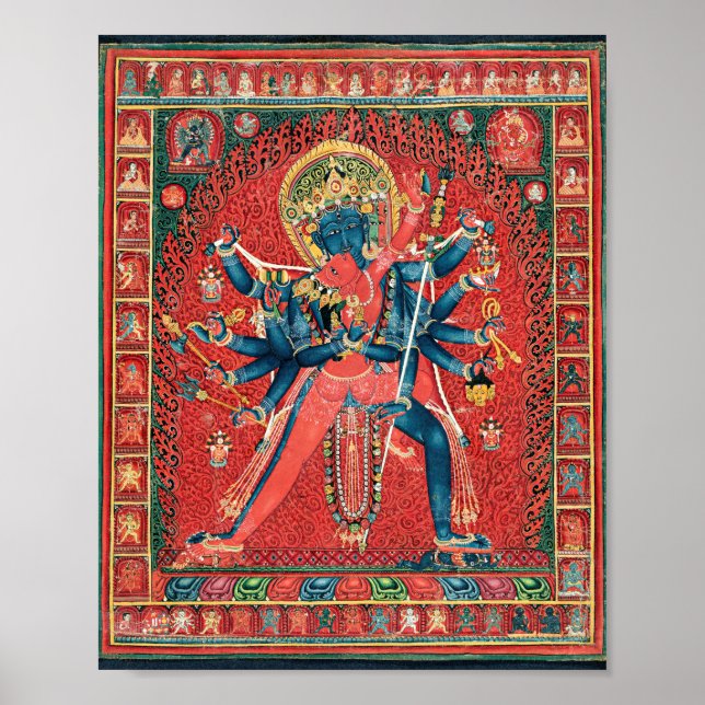 Poster Chakrasamvara E Consort Vajravarahi (Frente)