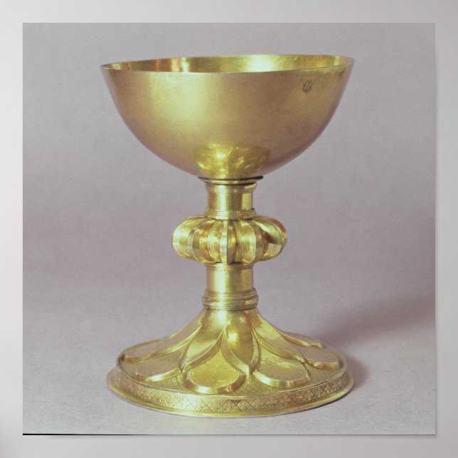 Poster Chalice, francês, c.1325 (Frente)