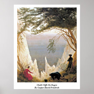 Póster Chalk Cliff On Rugen Por Caspar David Friedrich