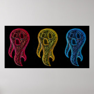 Poster Chalkie Ghosts