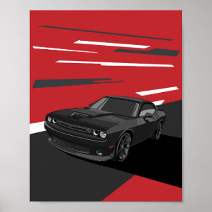 Poster Challenger RT preto