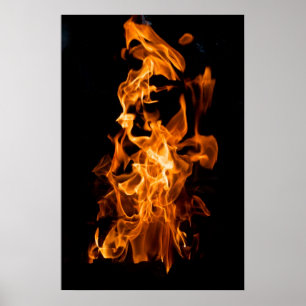 Poster Chama alaranjada