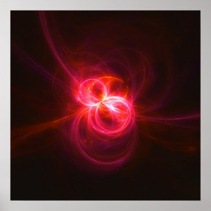 Póster Chama do Fractal: Opal mim
