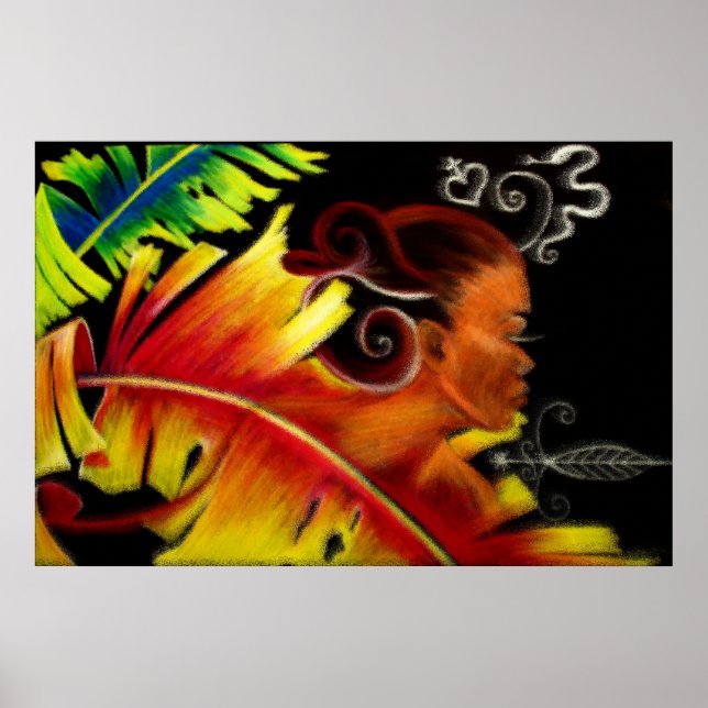 Poster Chama II Água (Frente)