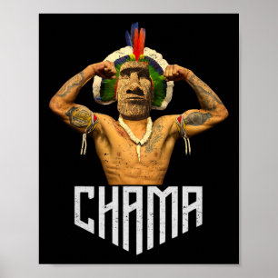 Poster Chama Paotan Mma Fan Jjb Boxing Muay Thai Kickboxi
