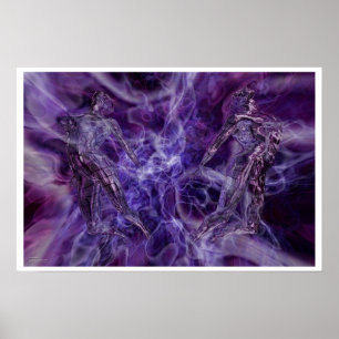 Póster Chama violeta