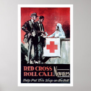 Póster Chamada da cruz vermelha (US00203)