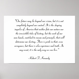 Poster Chamada de RFK