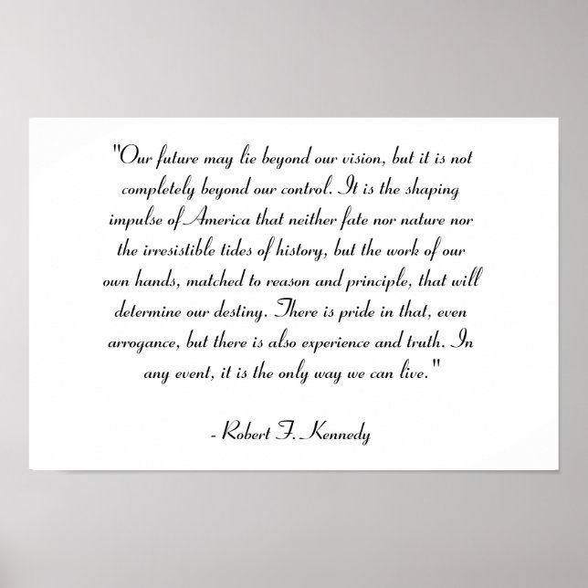 Poster Chamada de RFK (Frente)