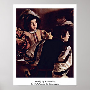 Poster Chamada De Rua. Matthew Michelangelo Da Caravaggio