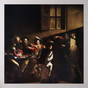 Poster Chamada Do Santo Matthew Por Caravaggio