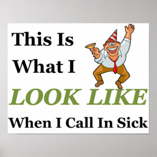 Poster Chamada no cheio doente