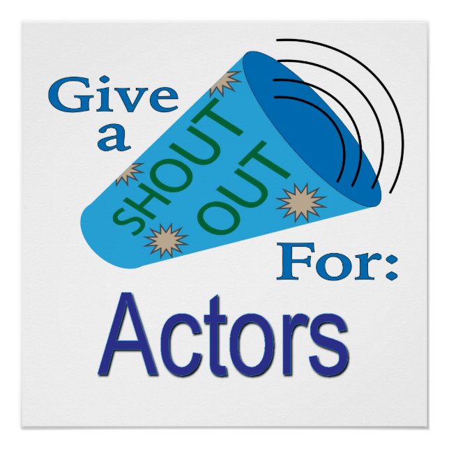 Póster Chamada para Atores (Frente)