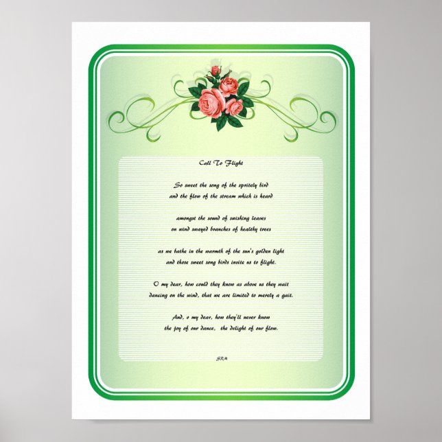 Poster Chamada Para Voo (Frente)