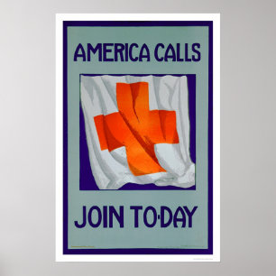 Póster Chamadas de América - junte-se hoje (US00053)
