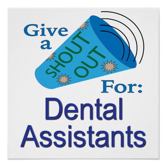 Póster Chamado para Assistentes Dentários (Frente)