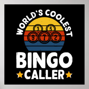 Poster Chamador de Bingo Mais Legal do Mundo