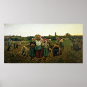 Póster Chamando nos Gleaners, 1859