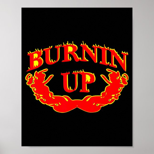 Poster Chamas Ardentes Vintage  (Frente)