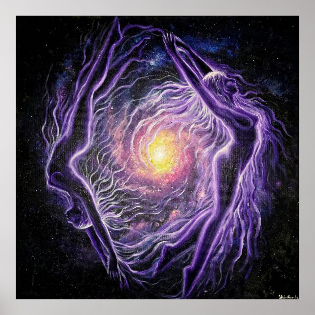 Poster Chamas gêmeas no universo do amor (Frente)