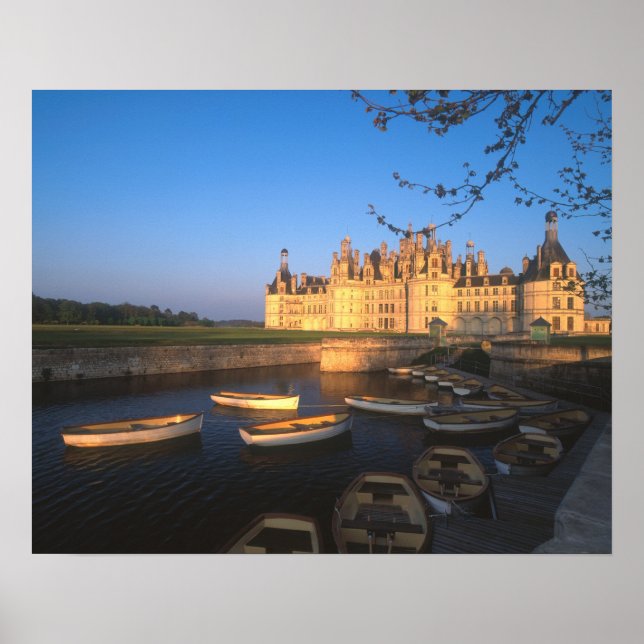 Poster Chambord Chateau, Loire Valley, Loir-et-Cher, (Frente)