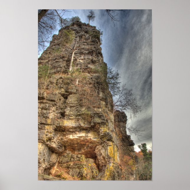 Póster Chaminés Naturais, Virgínia (Frente)