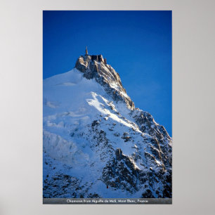 Póster Chamonix de Aiguille de Midi, Mont Blanc, France
