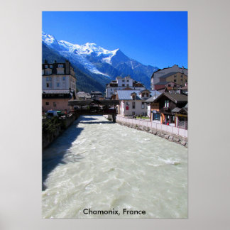 Póster Chamonix, França
