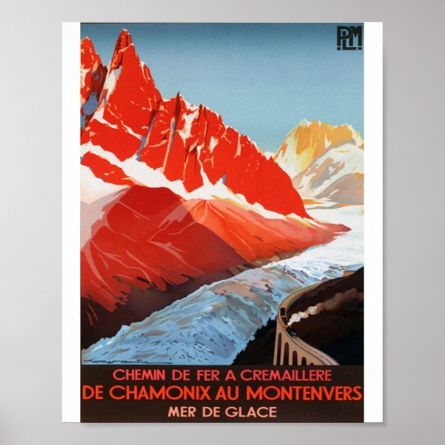 POSTER CHAMONIX MOMTENVERS (Frente)