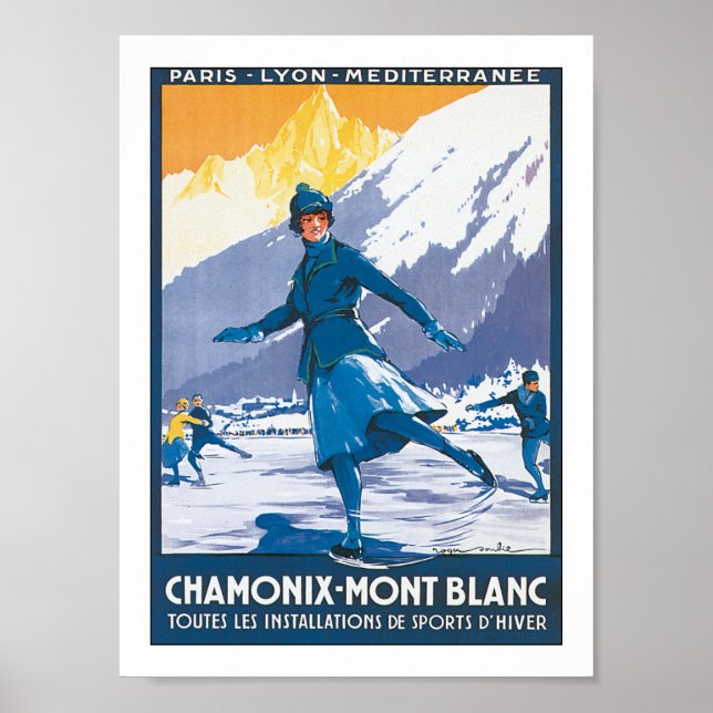 Póster Chamonix-Mont Blanc (Frente)