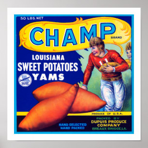 Póster Champ Louisiana Doces