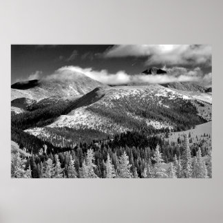 Póster Champagne Snowscape