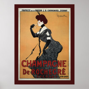 Poster Champanhe De Rochegre - Leonetto Cappiello 1902