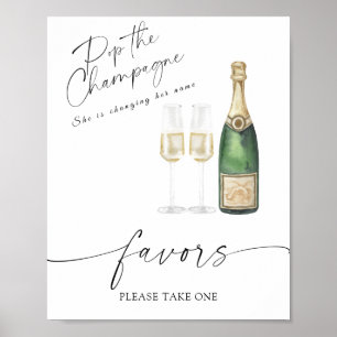 Poster Champanhe - favores nojentos por favor tome um