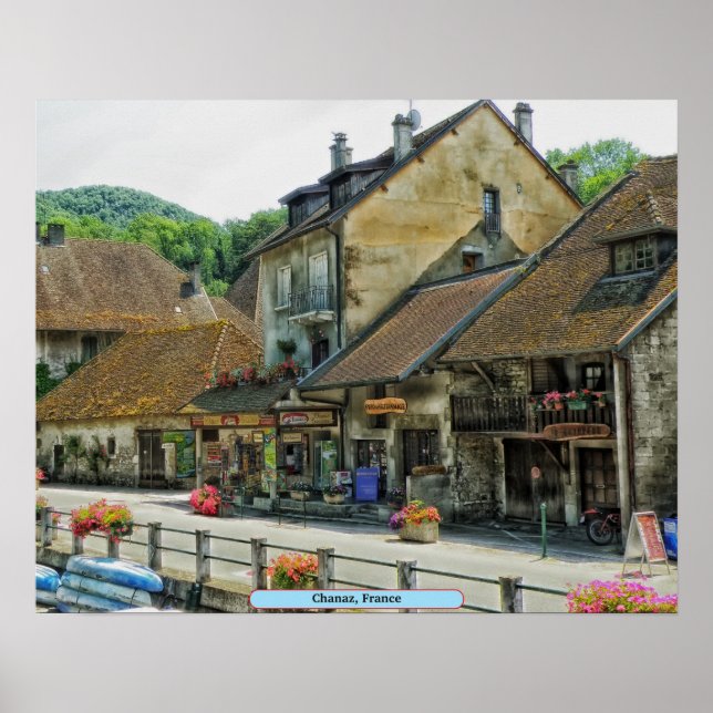 Poster Chanaz, França (Frente)